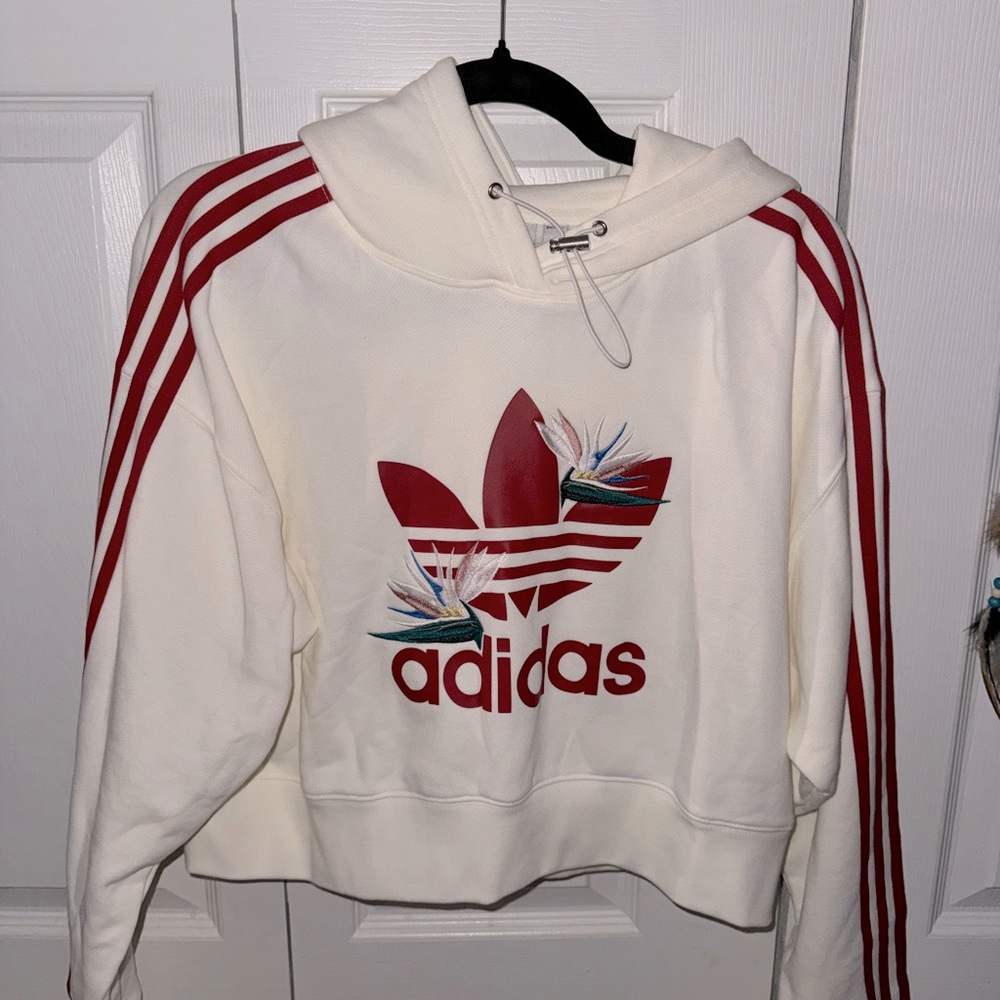 Cropped adidas hoodie